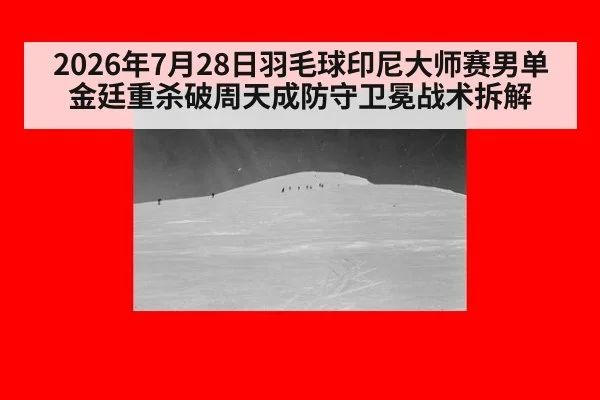 2026年7月28日羽毛球印尼大师赛男单金廷重杀破周天成防守卫冕战术拆解